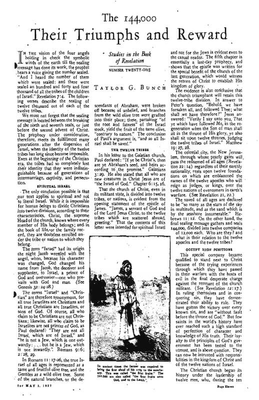 The 144,000: Their Triumphs and Reward