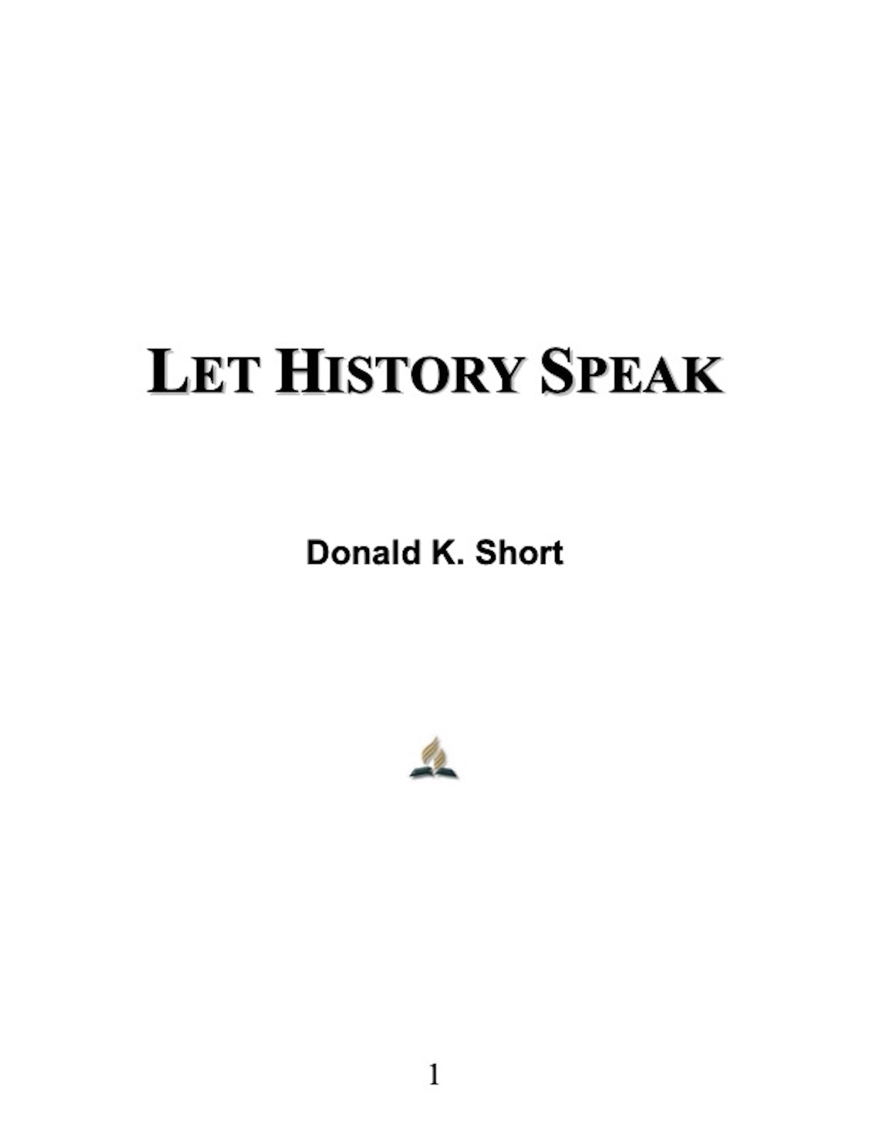 Let History Speak