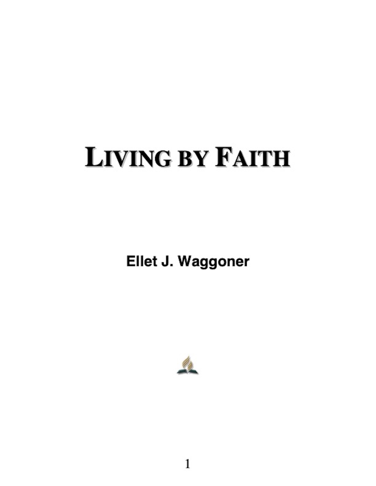 Living By Faith
