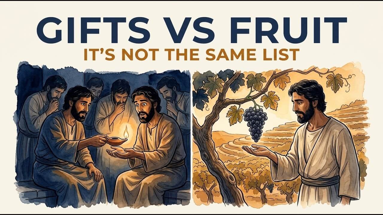 Gifts of the Spirit vs Fruit of the Spirit. Why Paul Wrote One of Them in the Singular