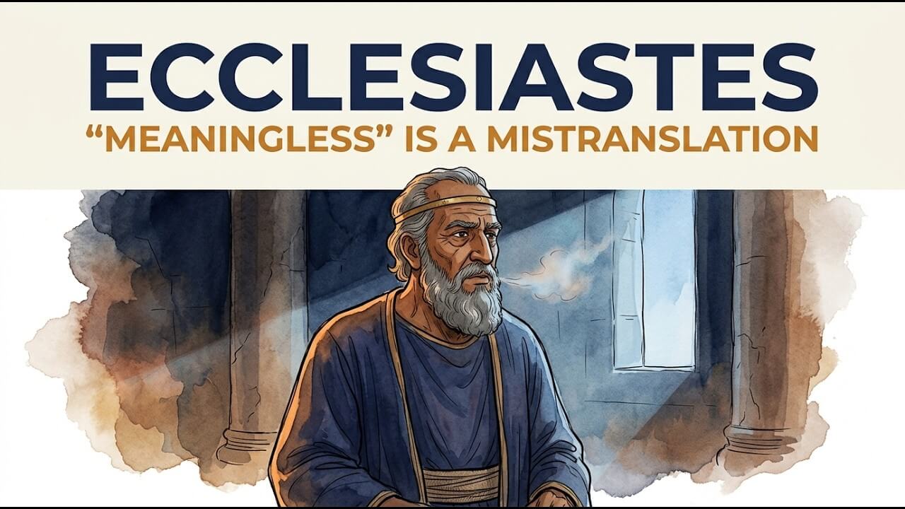 Ecclesiastes Explained: "Meaningless" Is a Mistranslation
