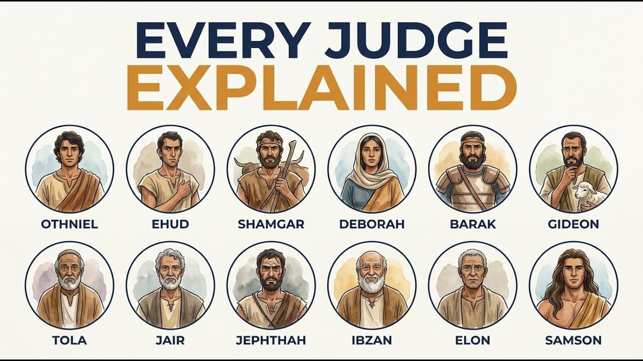 Every Judge in the Book of Judges and What They Reveal About God