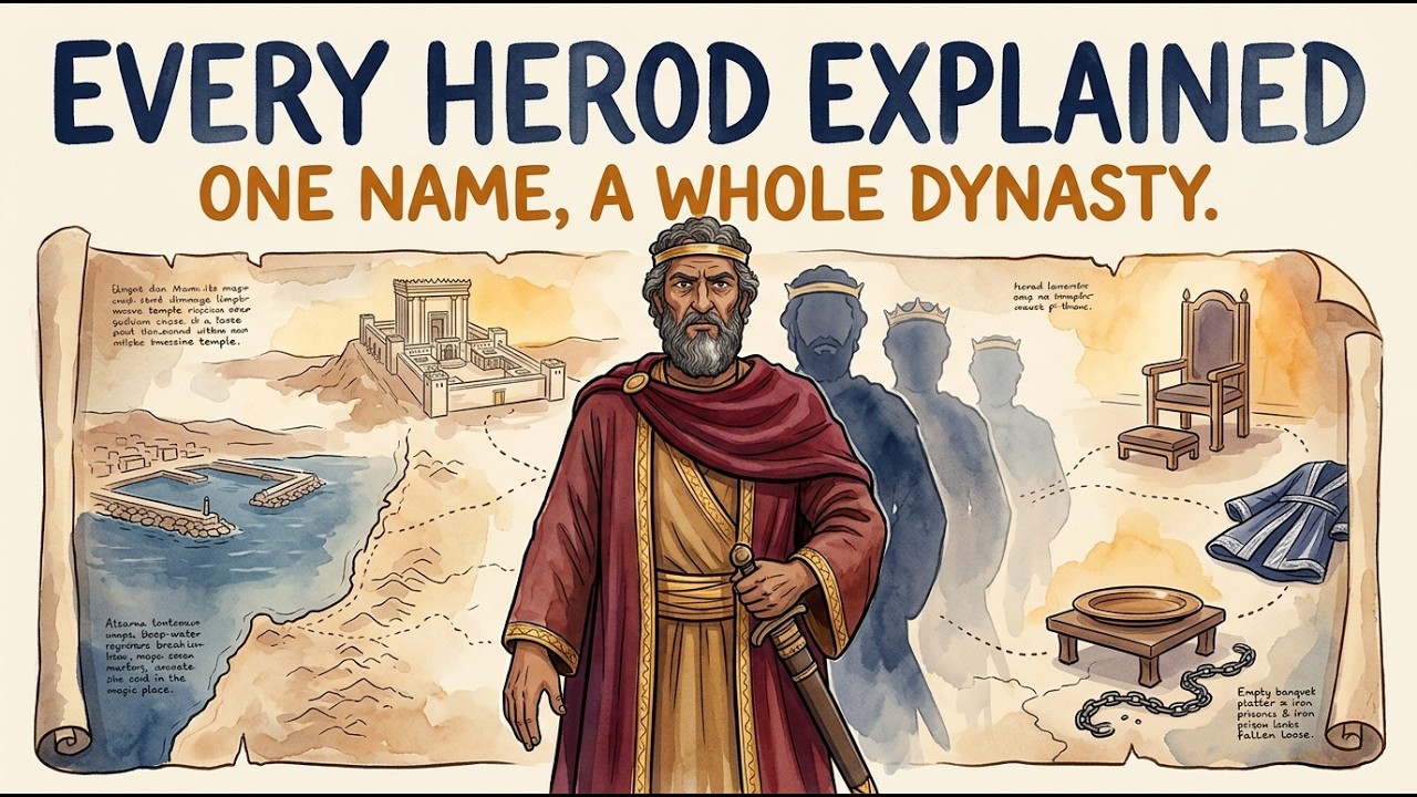 Every Herod in the Bible Explained: The Name Means Hero and That's the Twist