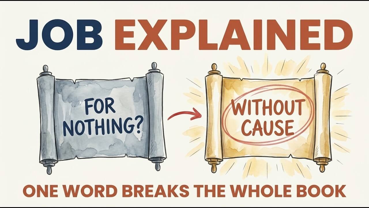 JOB EXPLAINED: The One Word That Breaks the Whole Book
