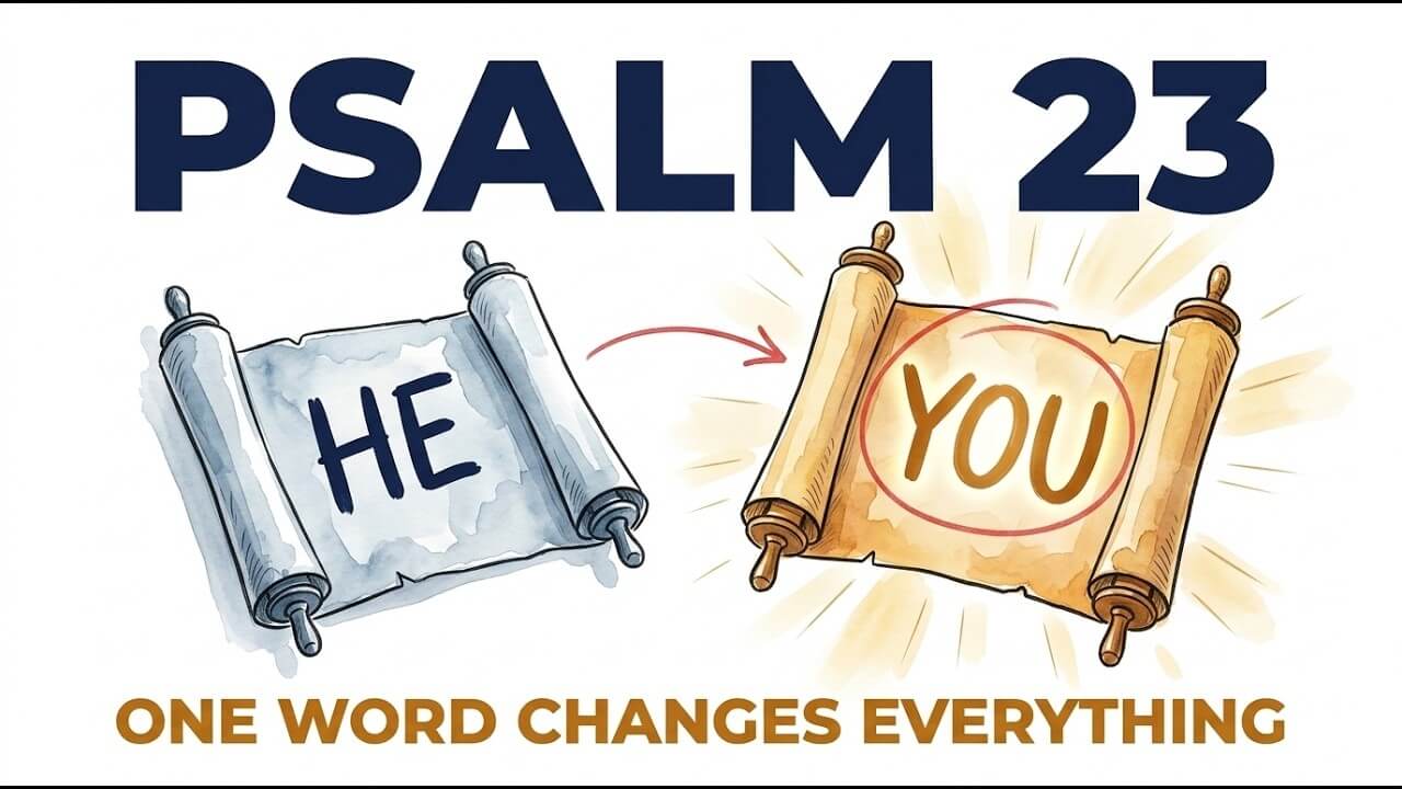 Psalm 23 Explained: Why the Grammar Changes in the Darkest Verse