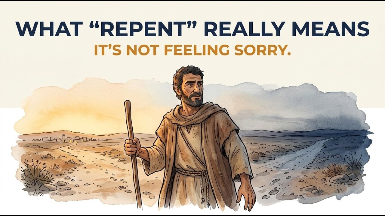Repent Doesn't Mean Feeling Sorry: The Hebrew Word That Changes Everything
