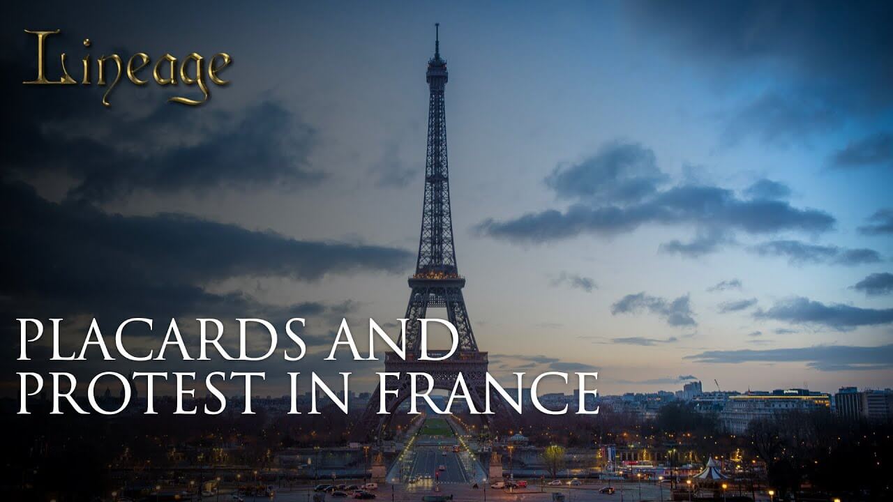 27: Placards And Protest In France