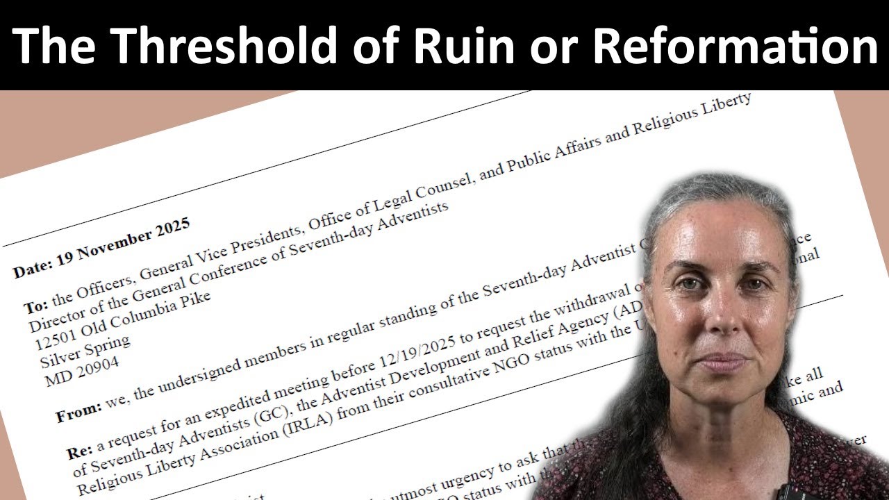 Om the Threshold of Ruin or Reformation